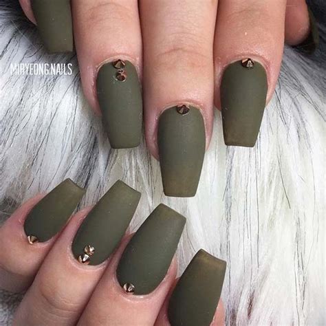 fall matte nails